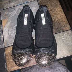 Simply Vera Vera Wang Annika Black Ballet Women's Flats - Size 6.5